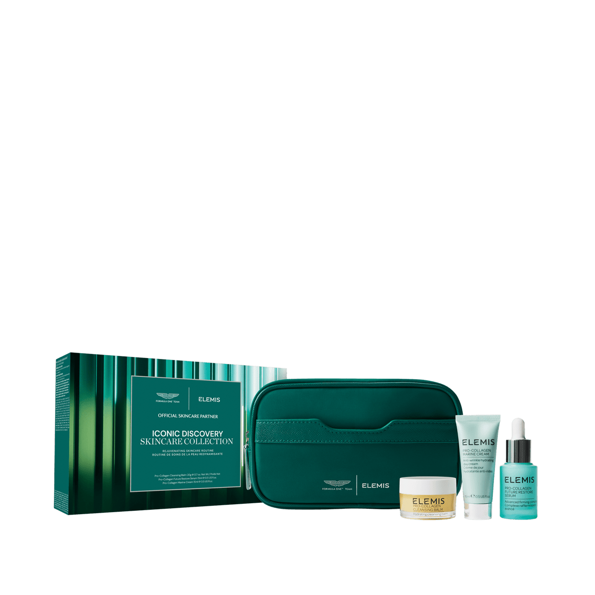 ELEMIS x Aston Martin Aramco Formula One™ Team Iconic Discovery Skincare Collection